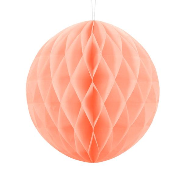 honeycomb perzik blush deco verjaardag feest