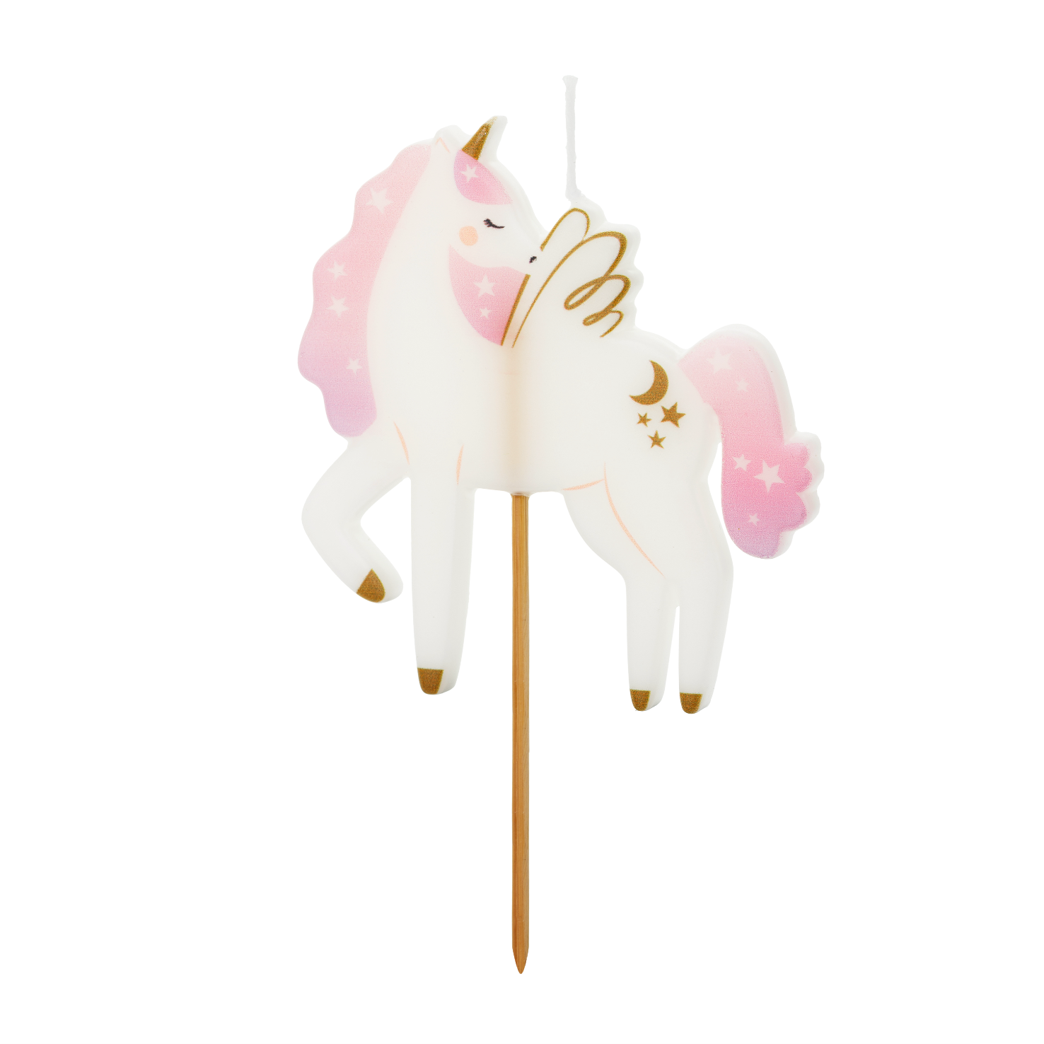 kaars taart unicorn eenhoorn decoratie feest sprookjes paard