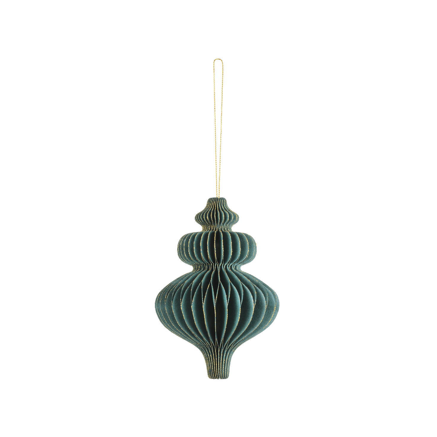 kerst ornament bal groen goud honeycomb deco decoratie kerstboom