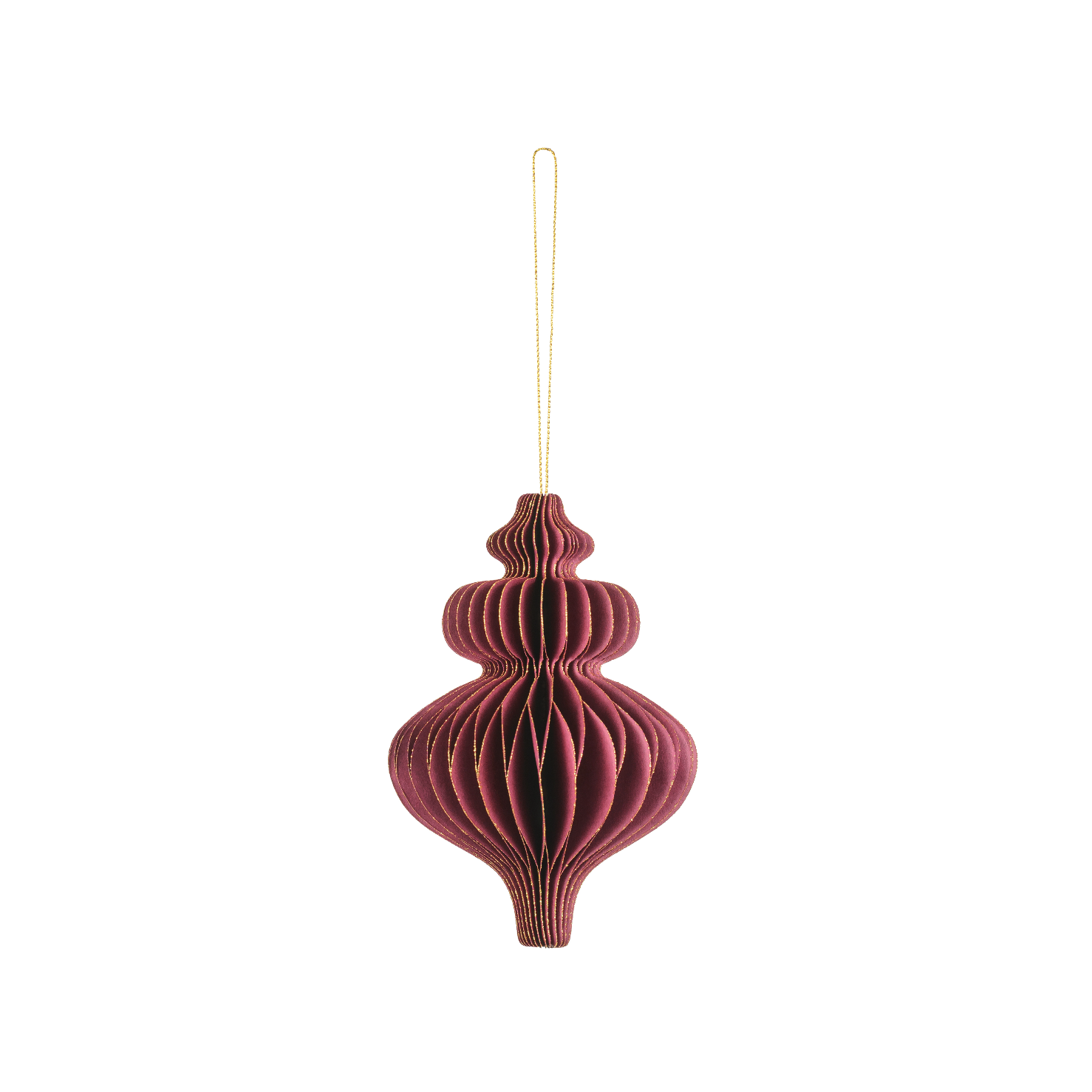 kerst ornament bal wijnrood bordeaux goud honeycomb deco decoratie kerstboom