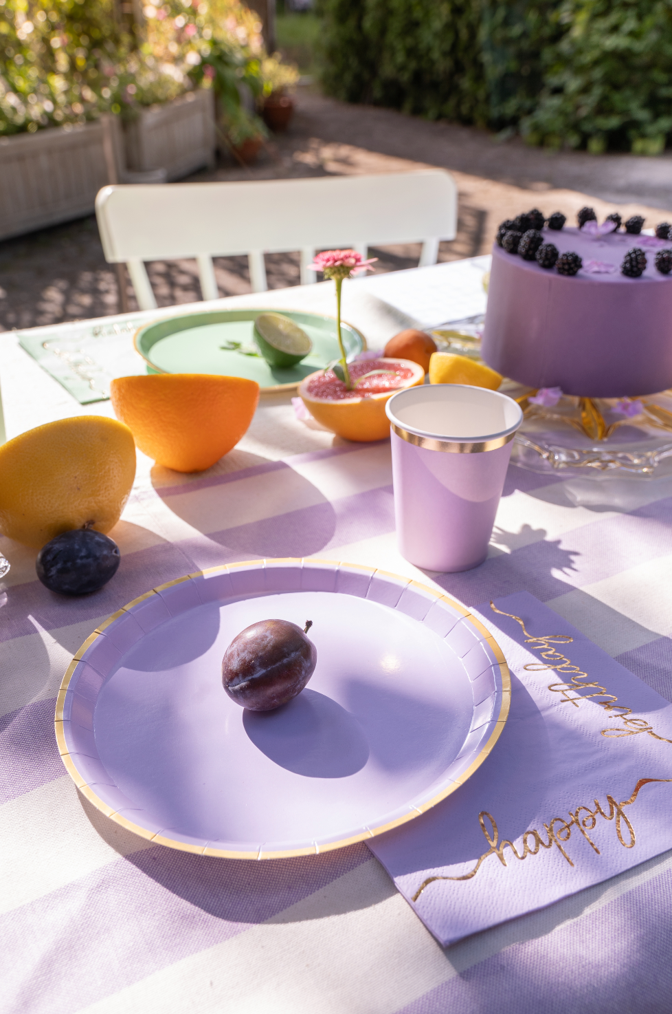 kleurrijke servetten happy birthday verjaardag feest deco decoratie