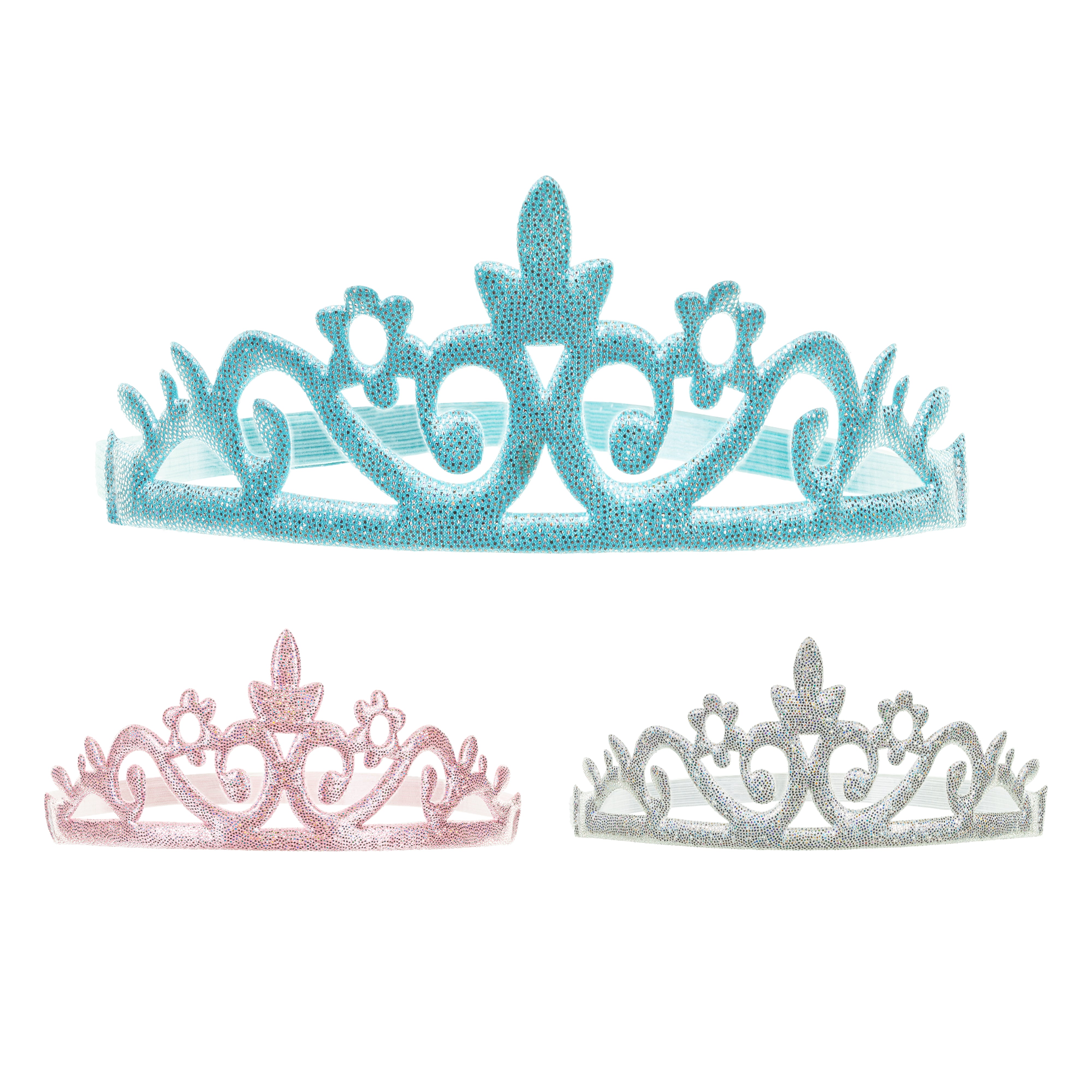 kronen prinses blauw roze zilver glitter frozen feest zeemeermin prinses verjaardag feest