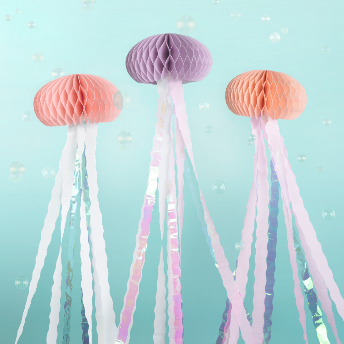 kwallen diep in de zee zeemeermin zeedieren feest deco decoratie verjaardag