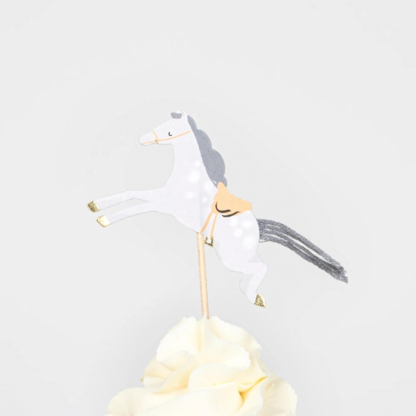 paarden cupcake kit horse dieren boerderij taart cupcakes deco decoratie verjaardag feestversiering