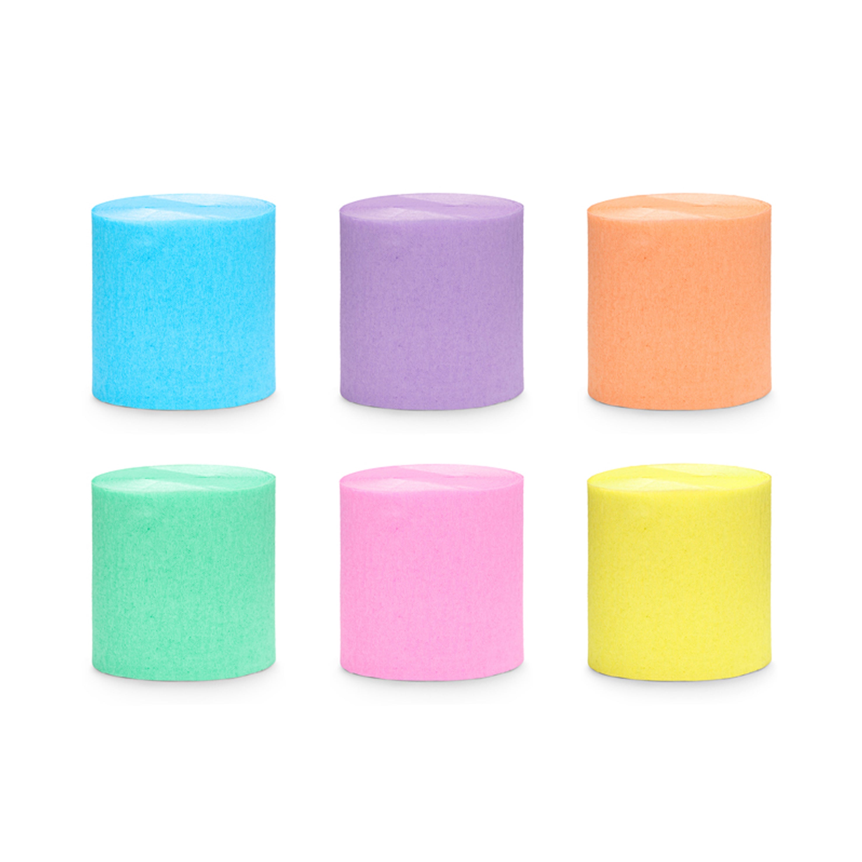 pastel streamers feest deco decoratie