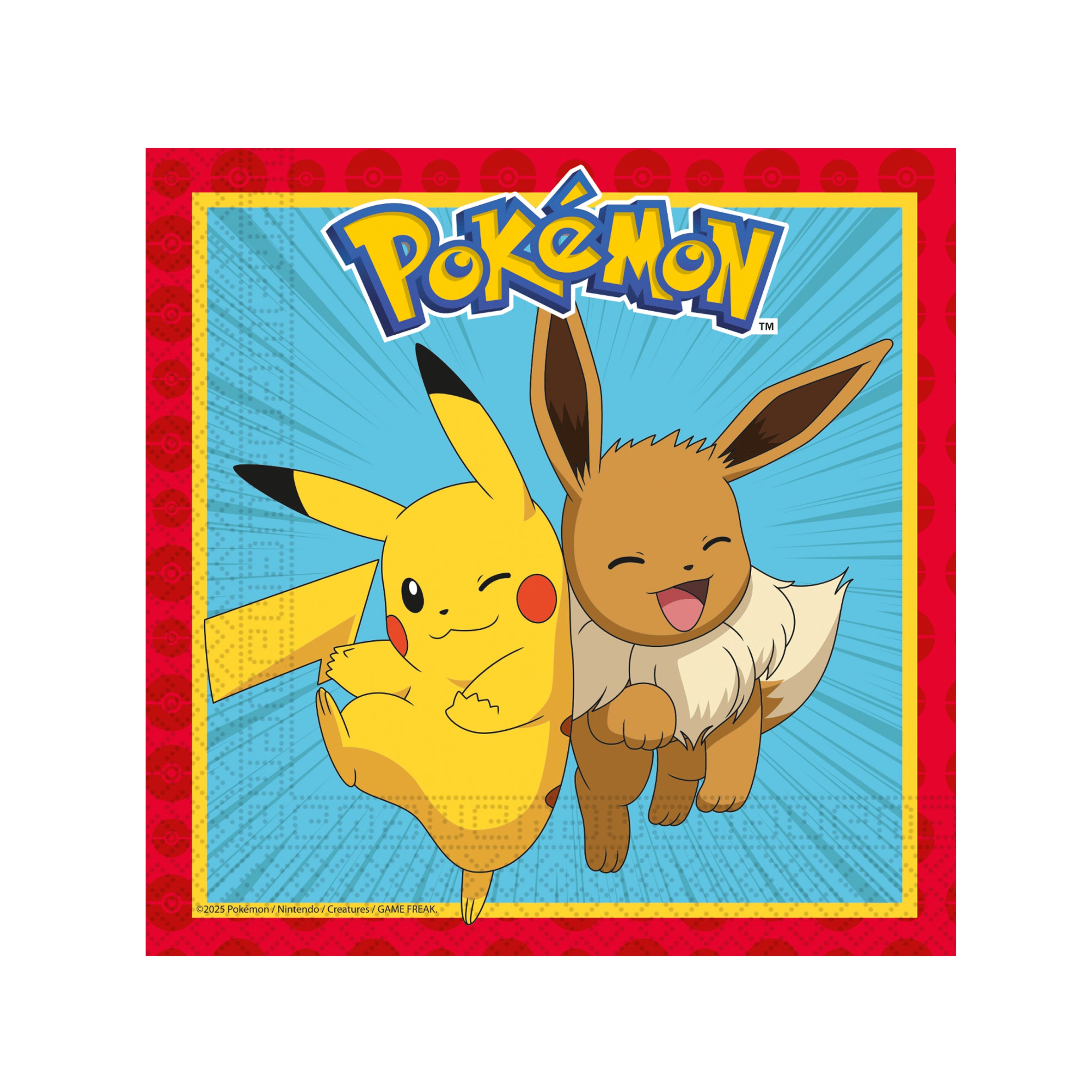 pokemon servetten feest deco decoratie feestversiering verjaardag