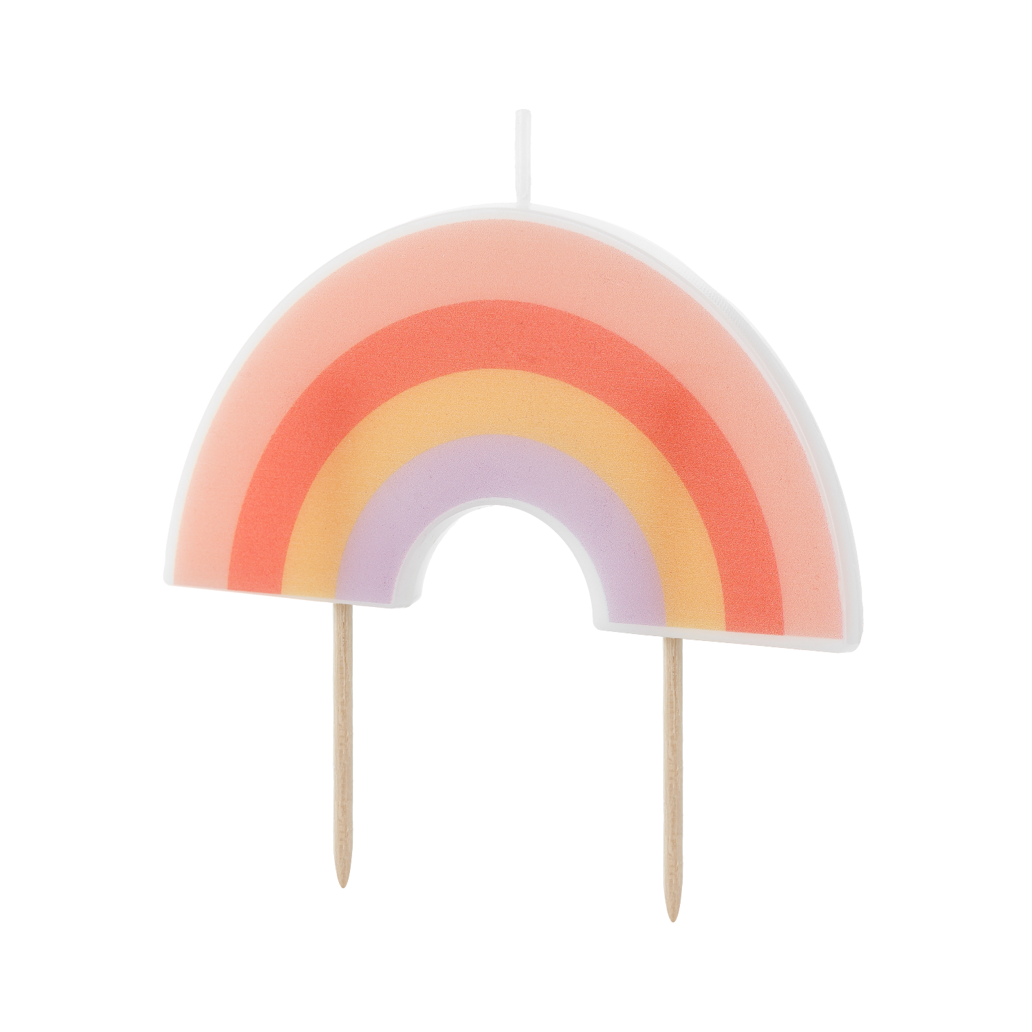 regenboog kaars taart feest deco decoratie kleur pastel verjaardag