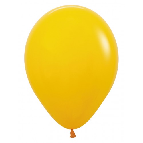 Ballon zonnegeel losse ballonnen feest deco decoratie verjaardag ballon