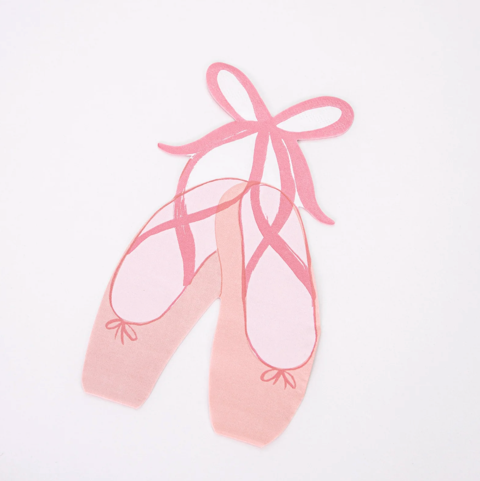 servetten ballerina schoenen slippers dansschoenen dansen verjaardag feest deco decoratie