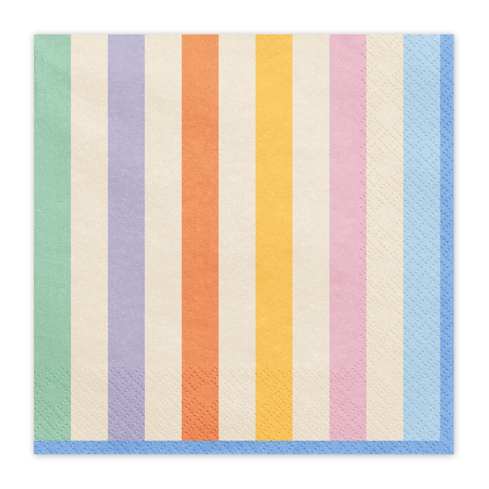 servetten strepen kleurrijk feest deco decoratie verjaardag zomer pastel