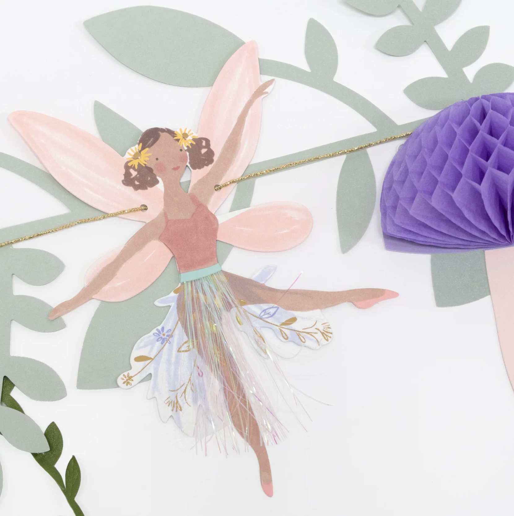 slinger elfjes sprookjes bos magisch feest deco decoratie meri meri sprookjes herfst lente feest verjaardag deco