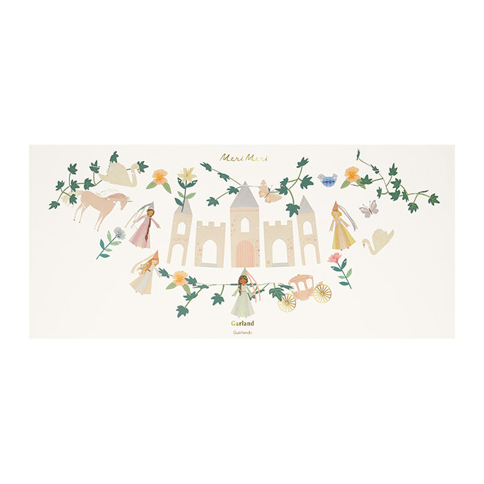 Prinses slinger koets prinsessen zwanen fee unicorn eenhoorn kasteel sprookjes verjaardag