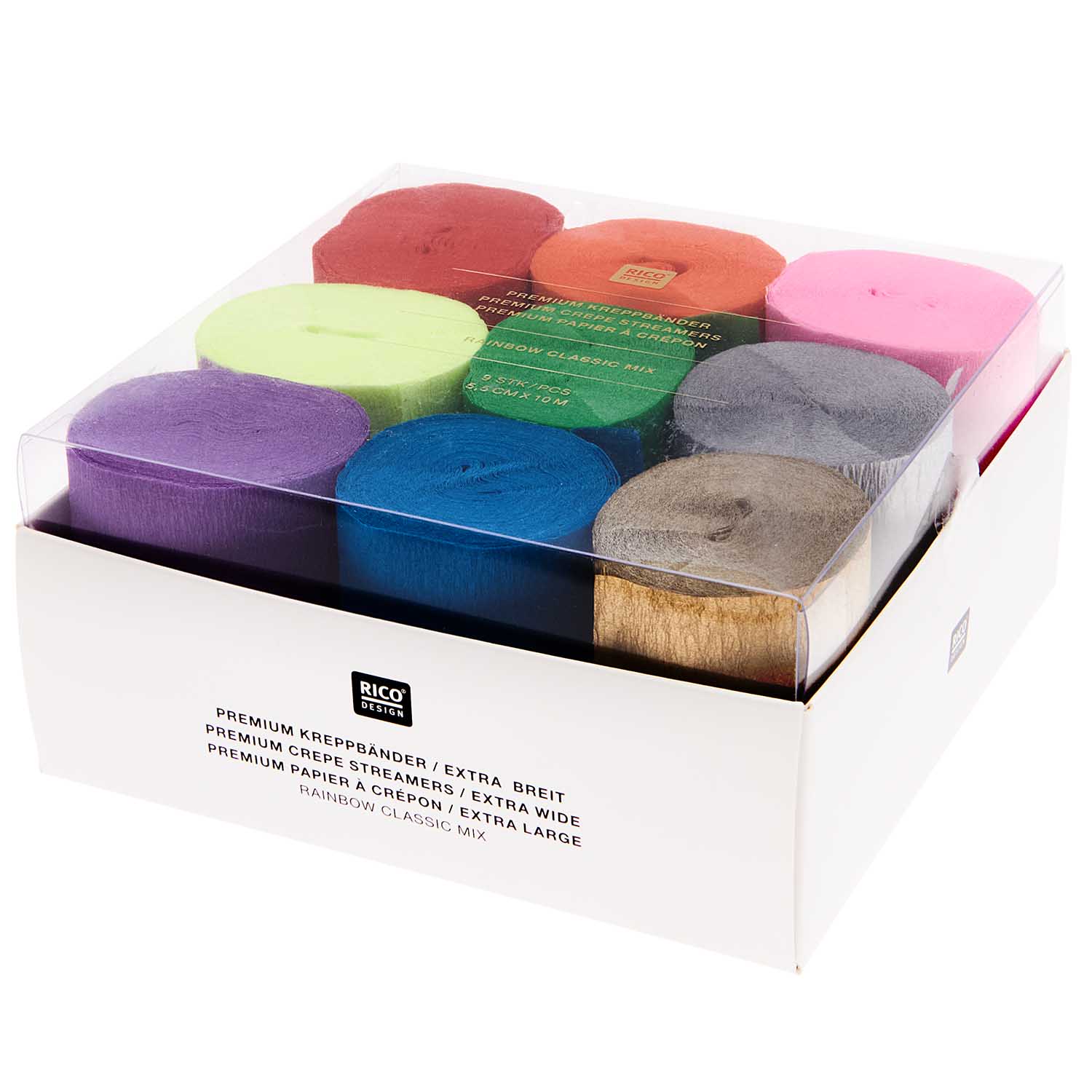 streamers slingers pastel blauw groen paars roze geel oranje goud zilver feest deco decoratie verjaardag
