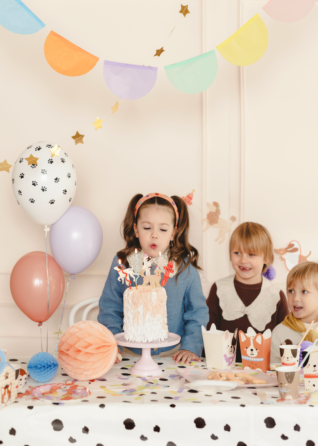 taarttopper hondjes feest deco decoratie verjaardag puppy party