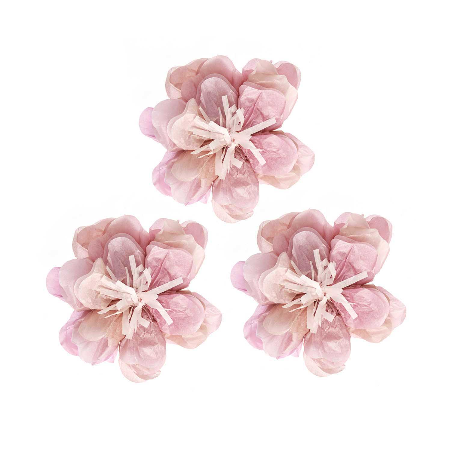 tissue papieren bloemen wide rozen deco decoratie feest kinderkamer