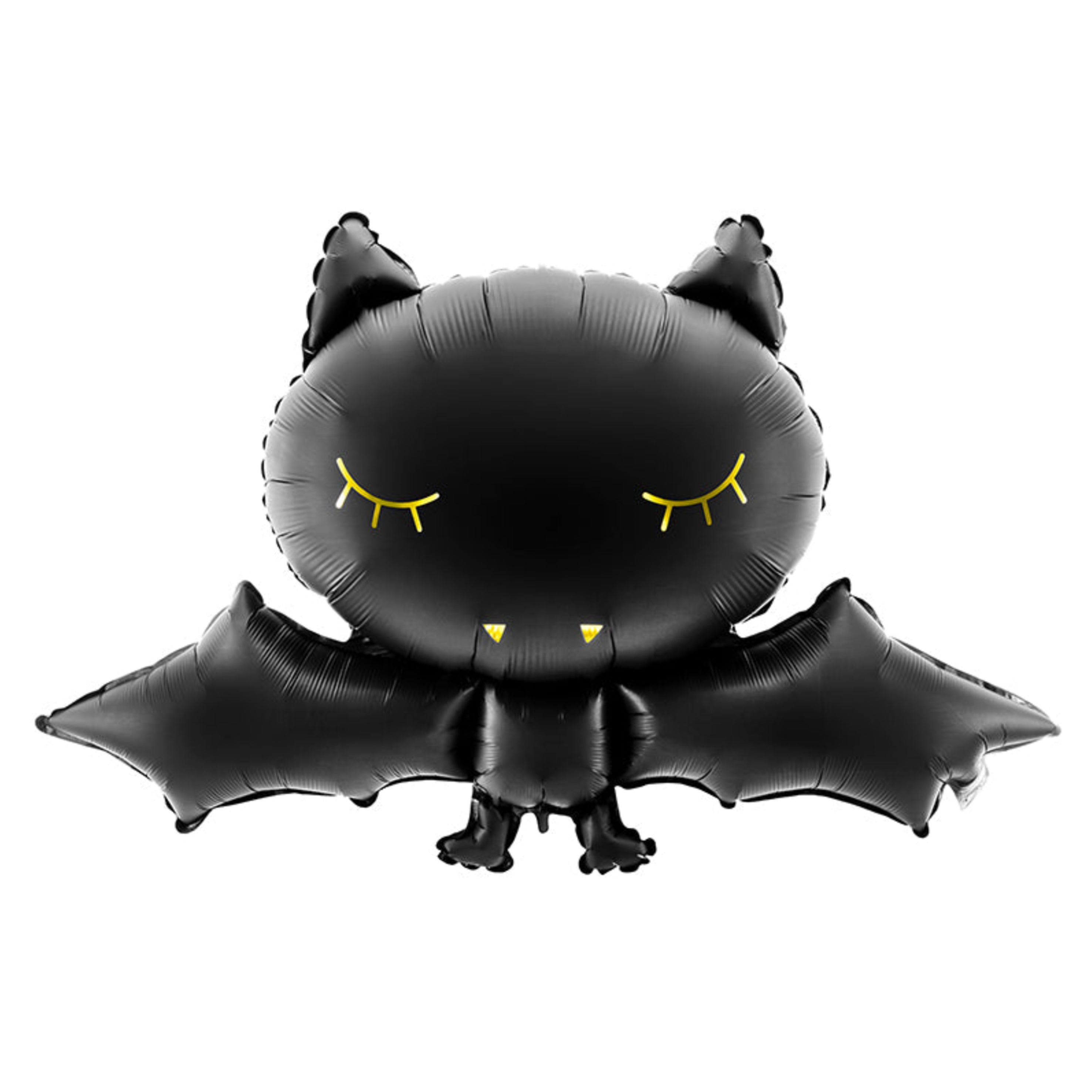 vleermuis folieballon halloween batman zwart goud feest deco decoratie verjaardag