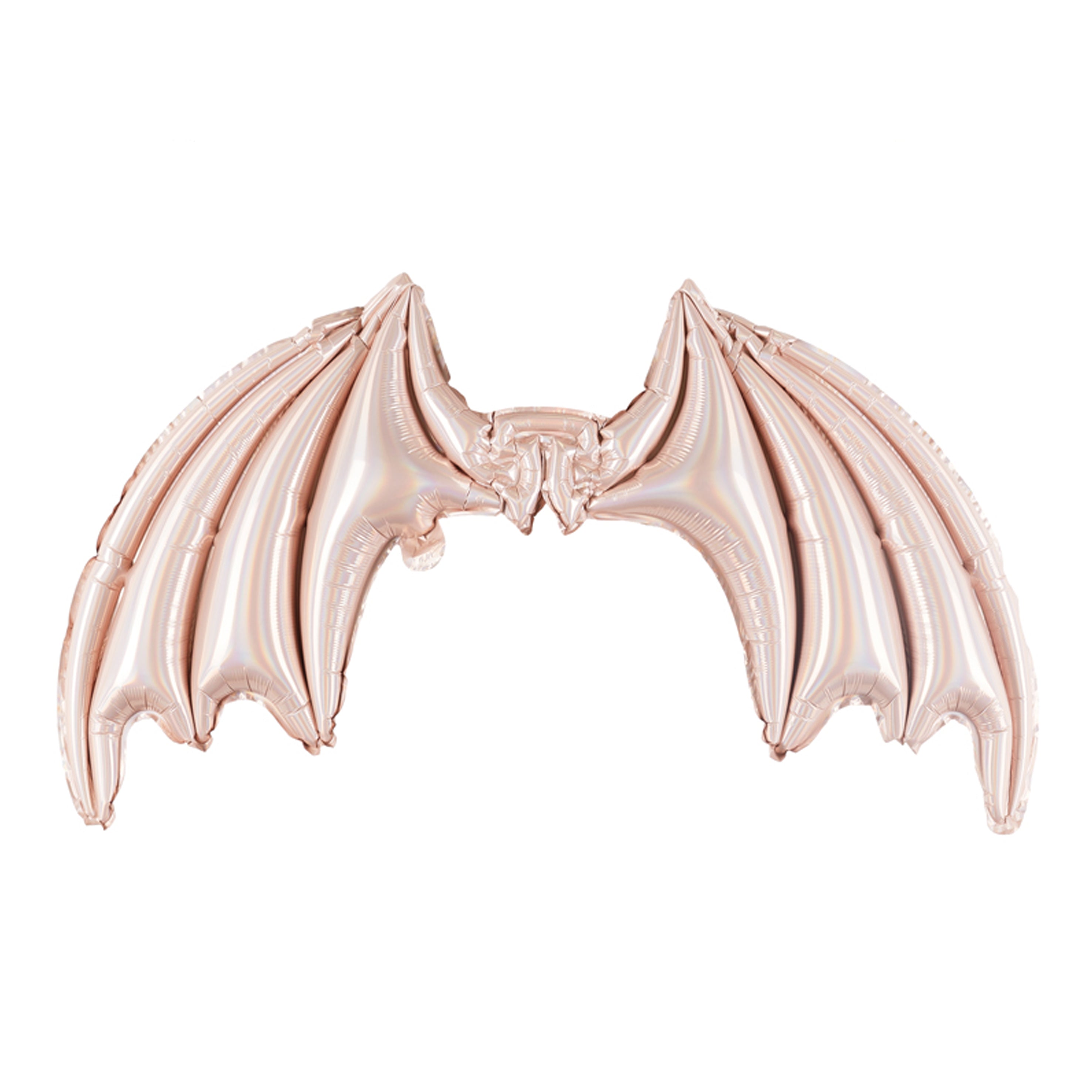 XXL folieballon licht koperen vleermuis vleugels - 85cm