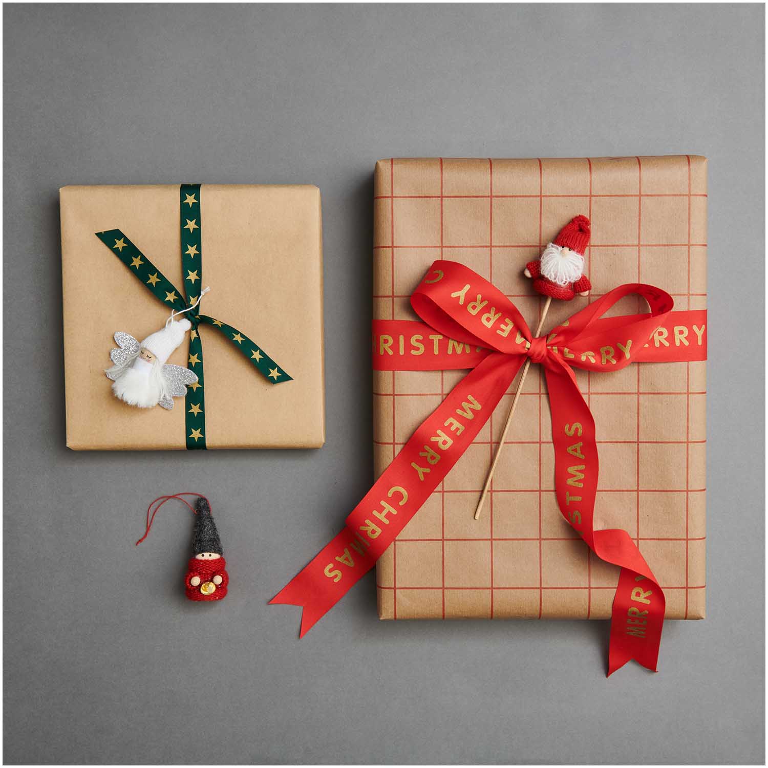Stoffen Kerstbal kerstelf boom decoratie tafel Kerstmis