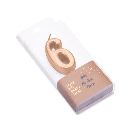 cijferkaars goud verjaardag feest taart kaars deco cake