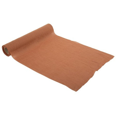 Tafelloper Sienna Bruin wasbaar (5m x 28cm)
