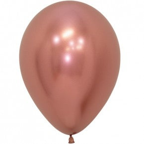 Ballon metallic rose goud
