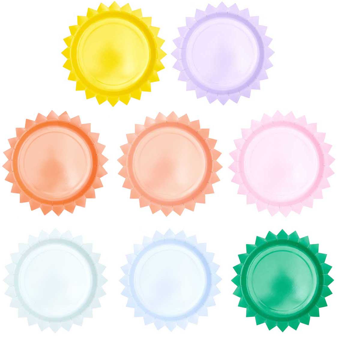 Boreden felle kleuren pastel feest verjaardag tafeldecoratie