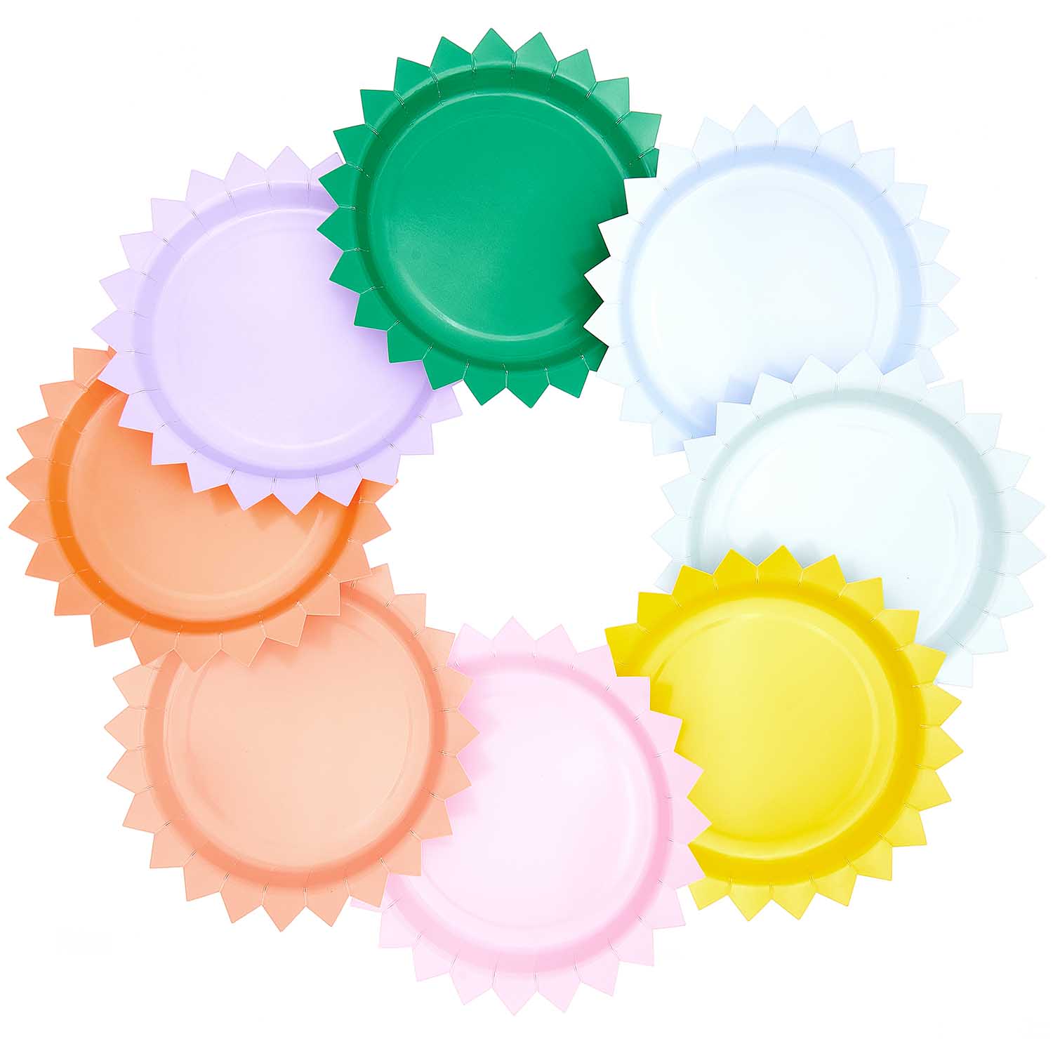 Boreden felle kleuren pastel feest verjaardag tafeldecoratie