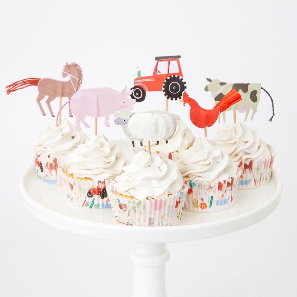 Cupcake kit boerderij meri meri party feest
