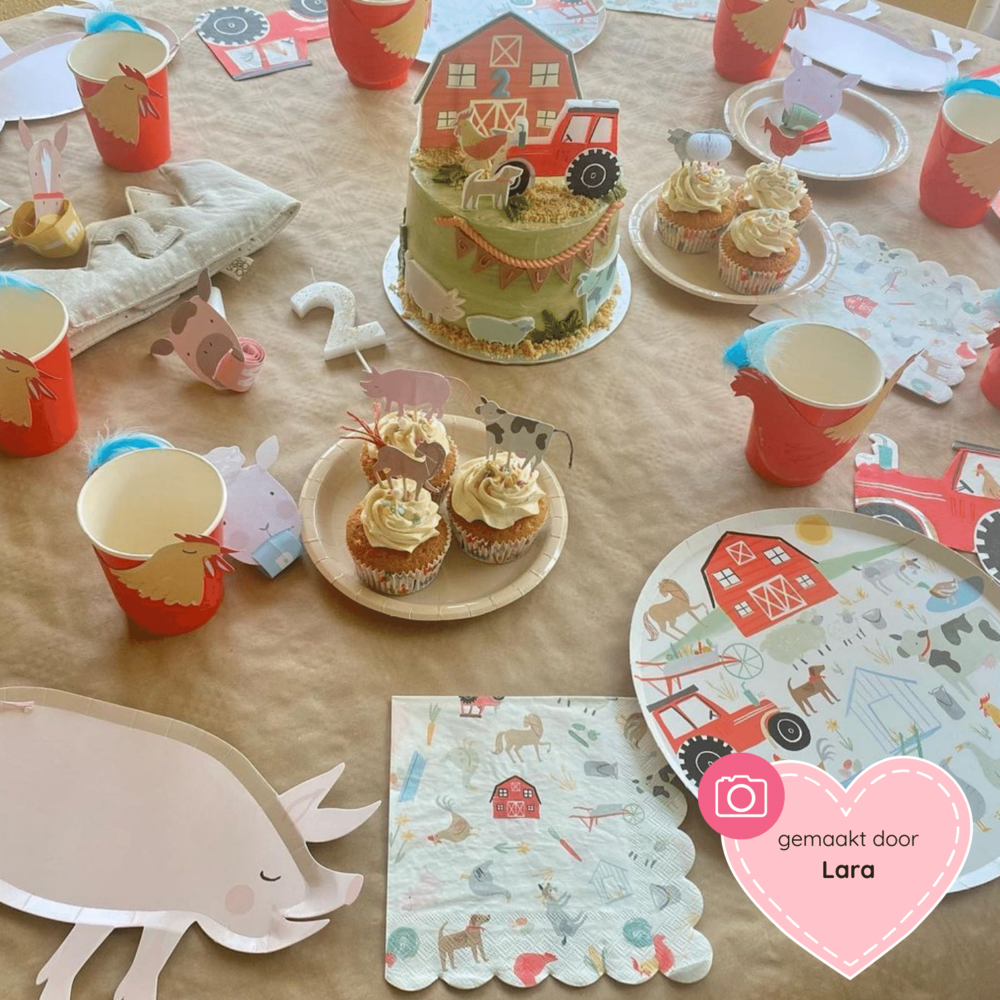 Cupcake kit boerderij meri meri party feest