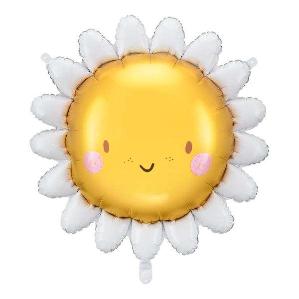 Zon Bloem Madeliefje Daisy ballon folieballon feest decoratie verjaardag geel vrolijk lente zomer