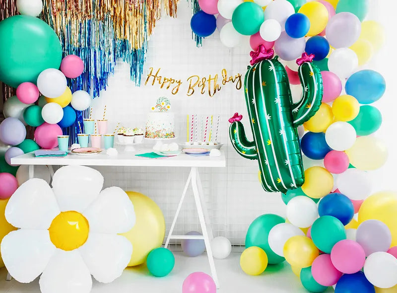 Folieballon Daisy Madelief Bloem feest decoratie verjaardag