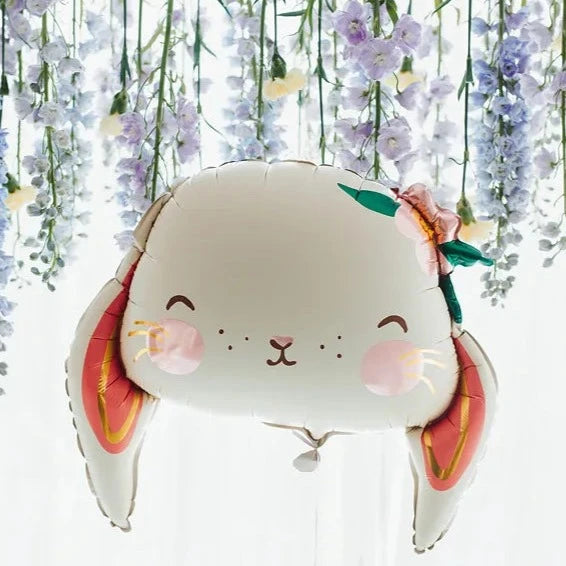 Folieballon konijn feest decoratie verjaardag ballon