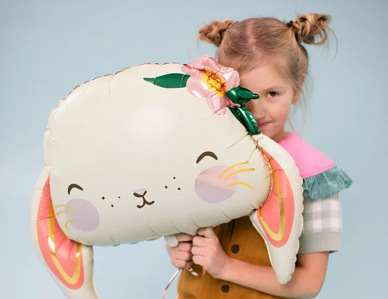 Folieballon konijn feest decoratie verjaardag ballon