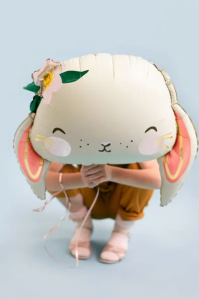 Folieballon konijn feest decoratie verjaardag ballon