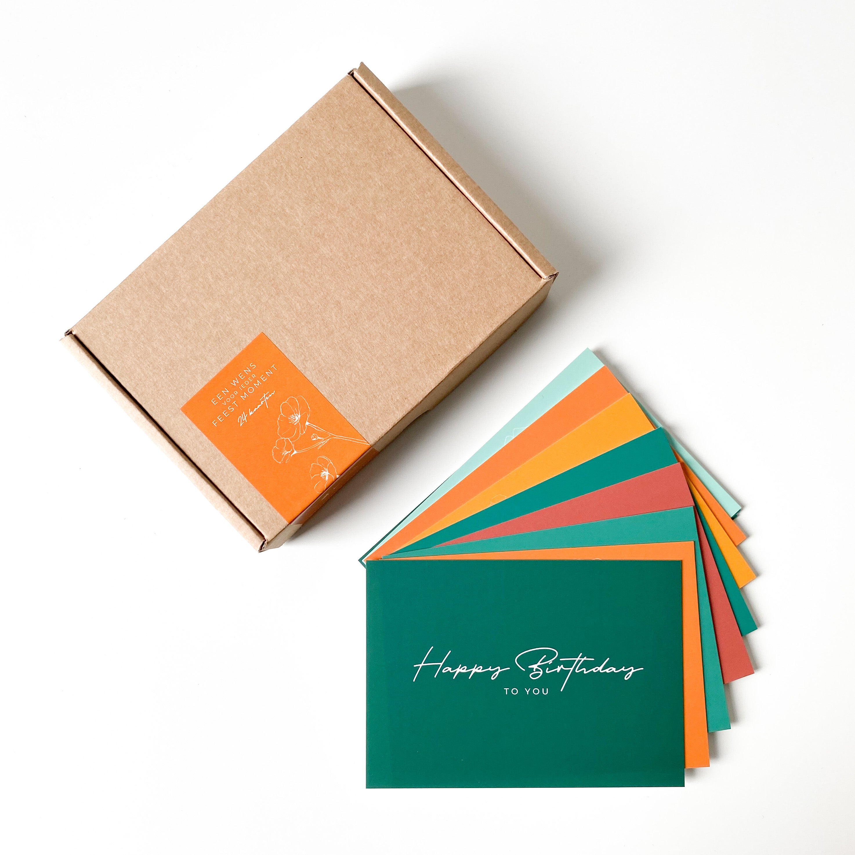 Een wens voor ieder feest moment - 24 kaarten met enveloppen