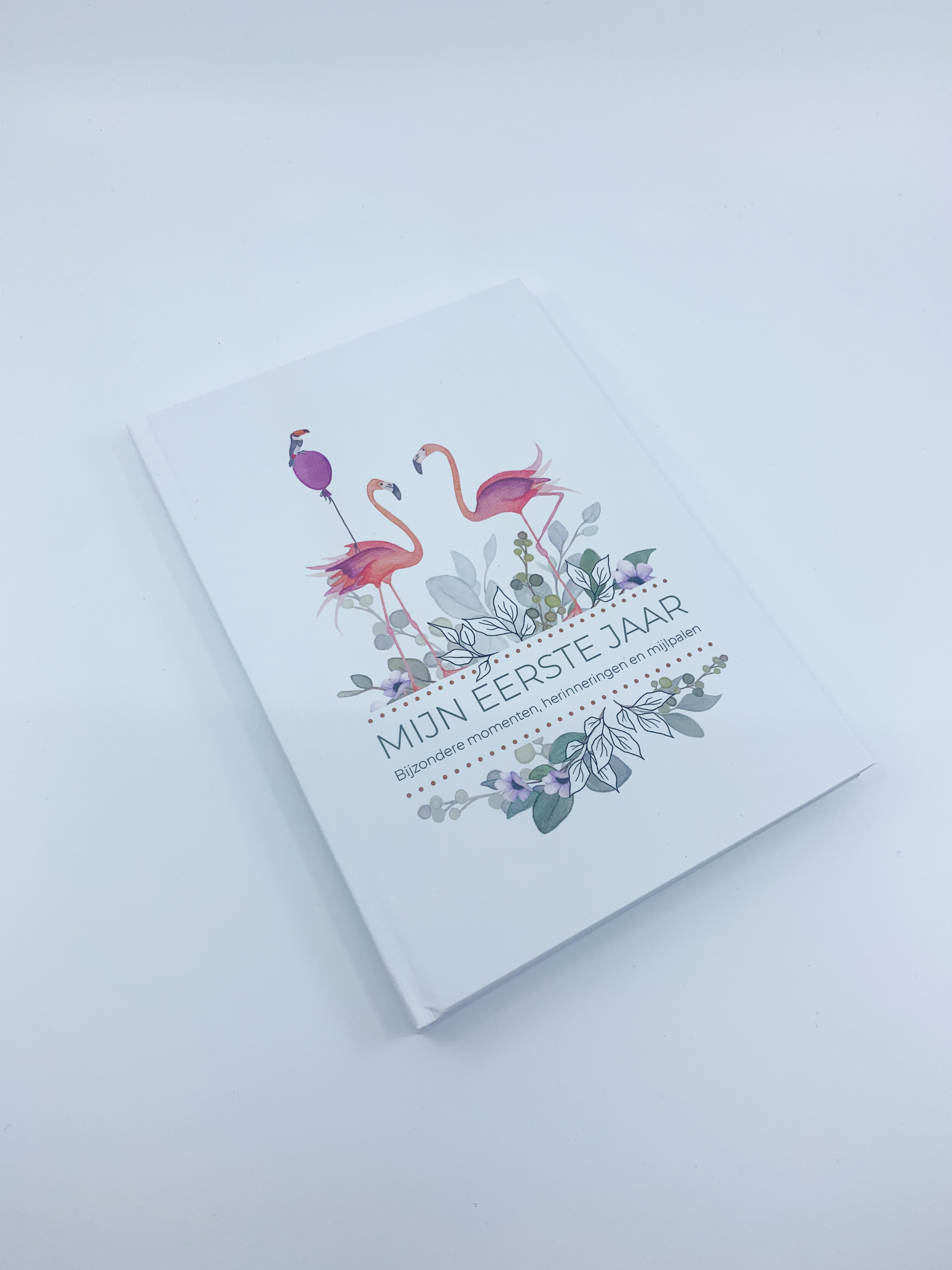 Invulboek 'Mijn eerste jaar' - Flamingo