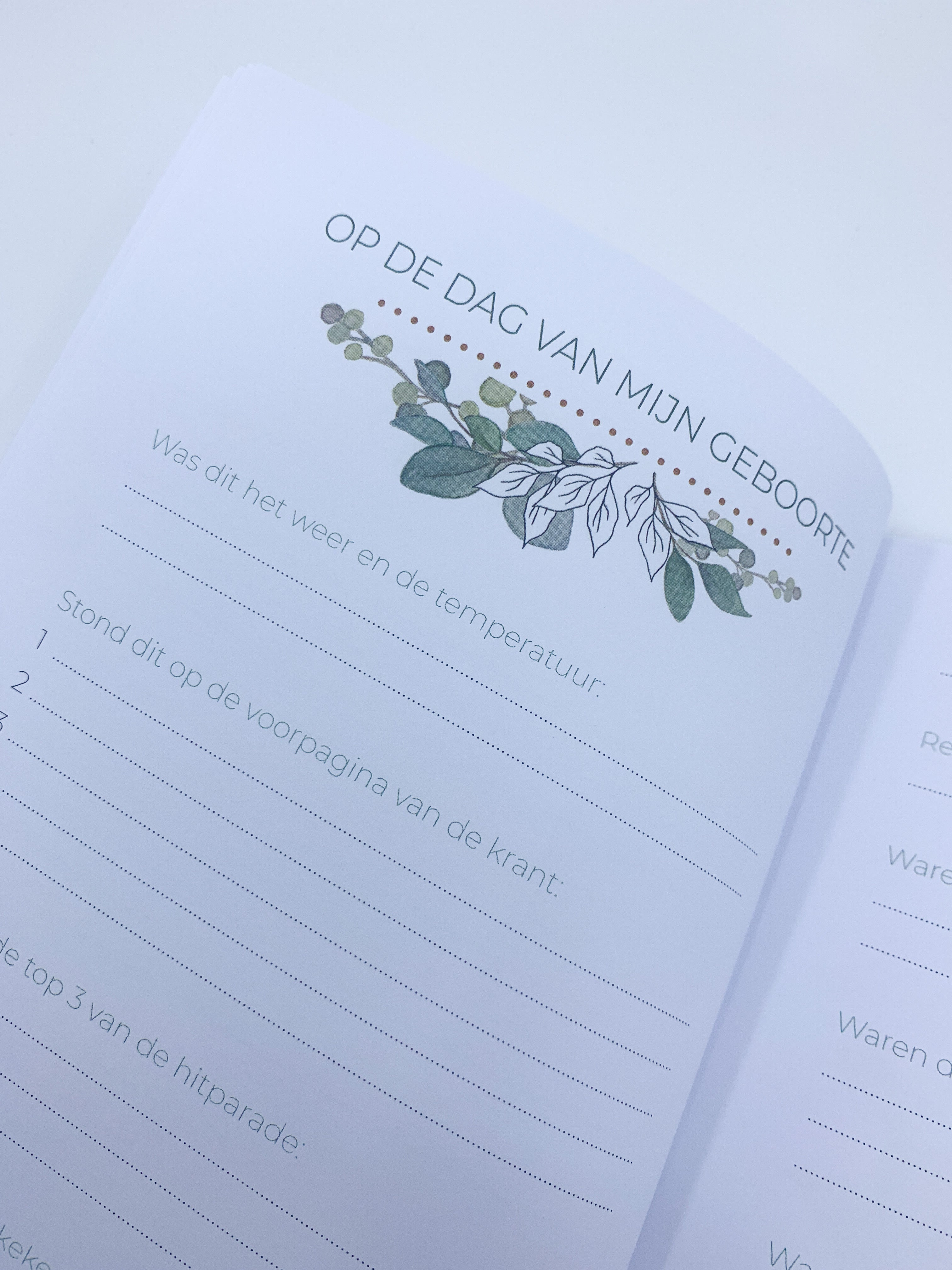 Invulboek ‘Mijn eerste jaar’ - Safari