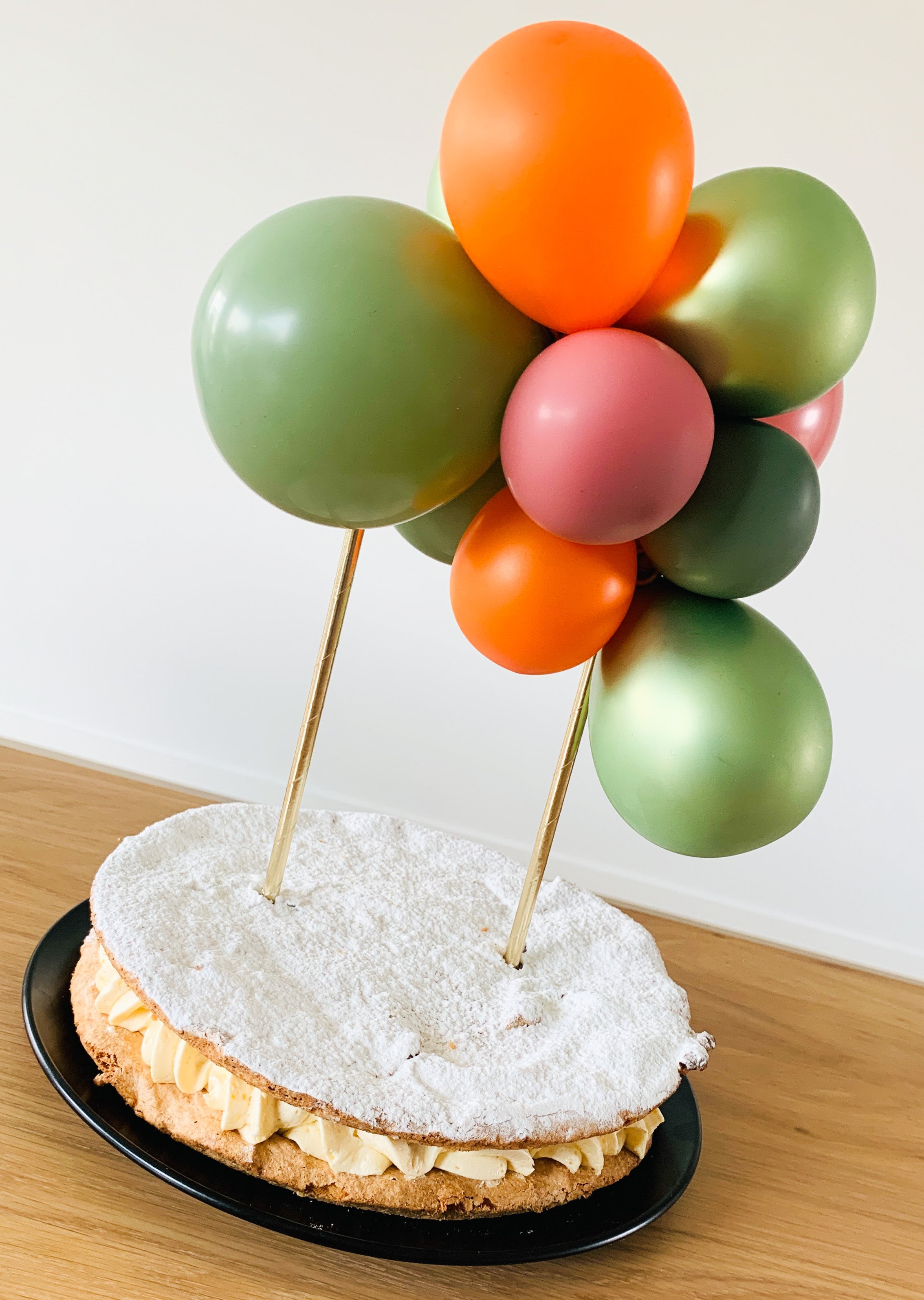 Taart topper mini ballonslinger 'Tropical Jungle'