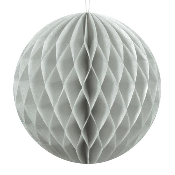 Honeycomb grijs rond tissuepapier vloepapier feest decoratie