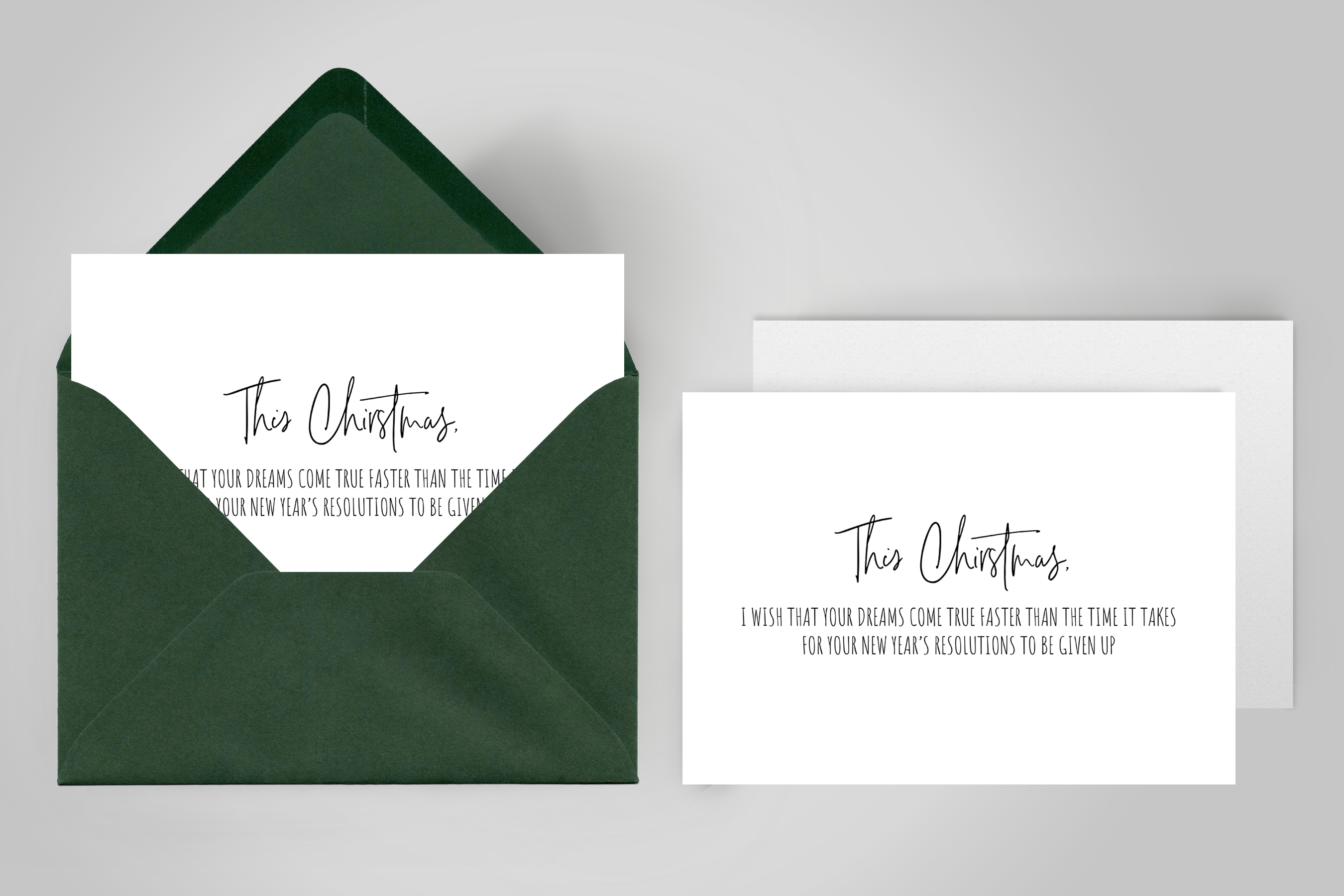 Kerstkaarten set 30 stuks - 'Christmas cheers' - 30 wenskaarten, 30 gifttags en 36 stickers