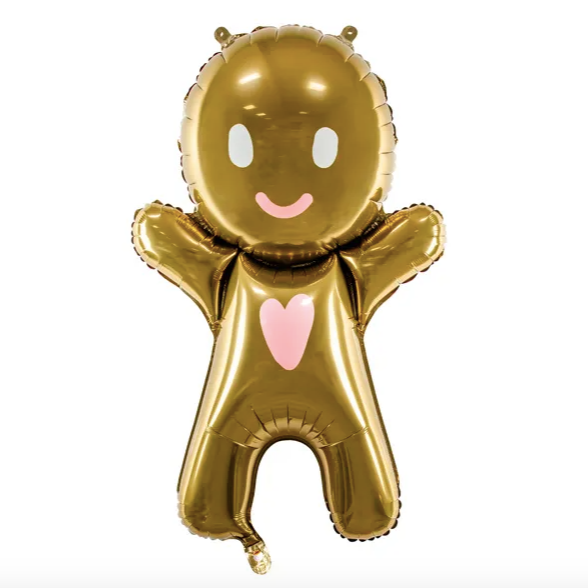 Koekje folieballon gingerbread man cookie kerst kerstmis