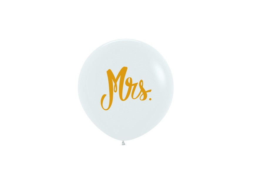 Reuze ballon 'Mrs'
