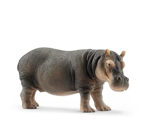 Nijlpaard Schleich party animal speelgoedfiguur dieren feest