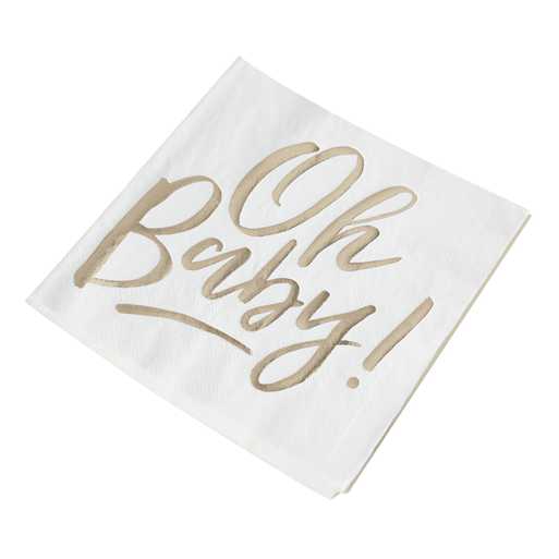 Oh Baby servetten - 16 stuks