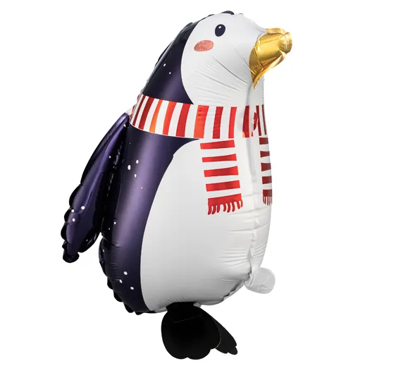 pinguïn folieballon 3D kerst kerstmis sneeuw noordpool