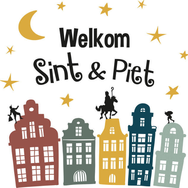 Sinterklaas deco raamstickers