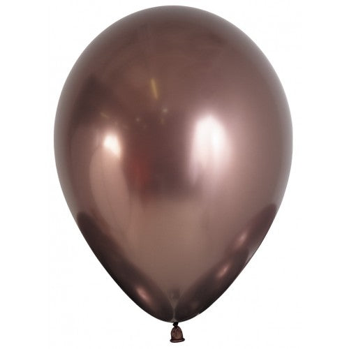 Ballonnen Metallic Truffel 6 stuks