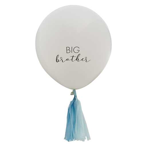 Ballon big brother geboorte zwangerschap genderreveal feest decoratie photoshoot