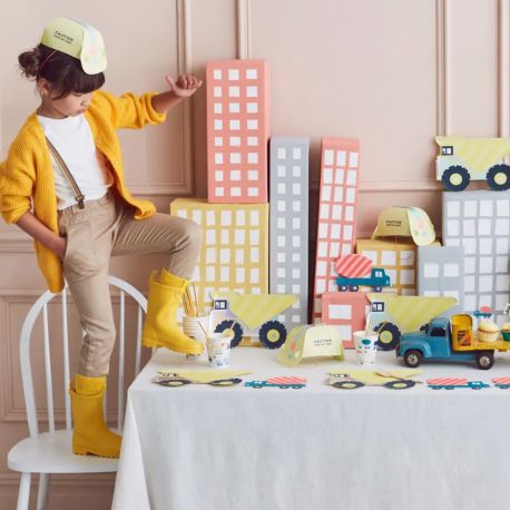 Servetten Bouwvoertuigen - 16 stuks