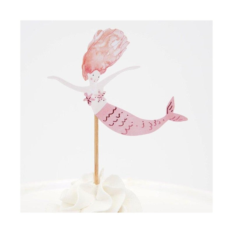 Zeemeermin cupcake kit - 24 cupcakes